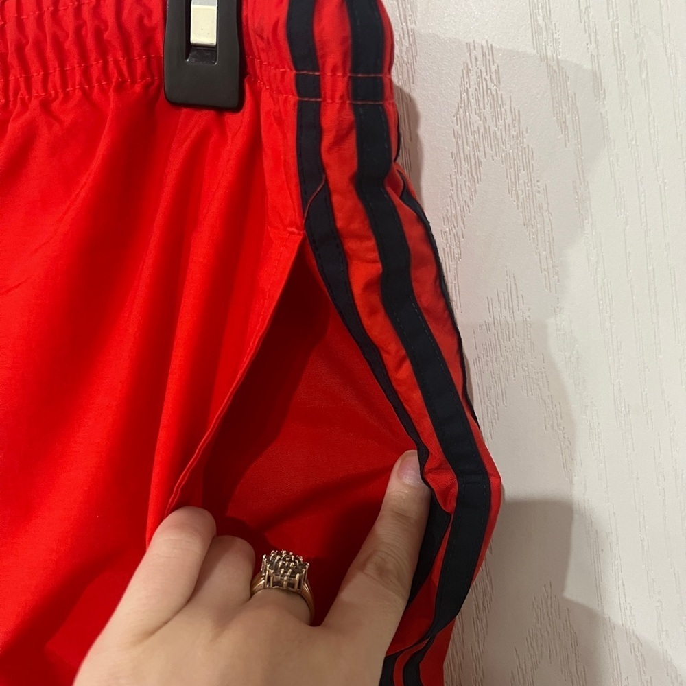 Vintage Adidas Red Windbreaker Pants - Picture 4 of 6